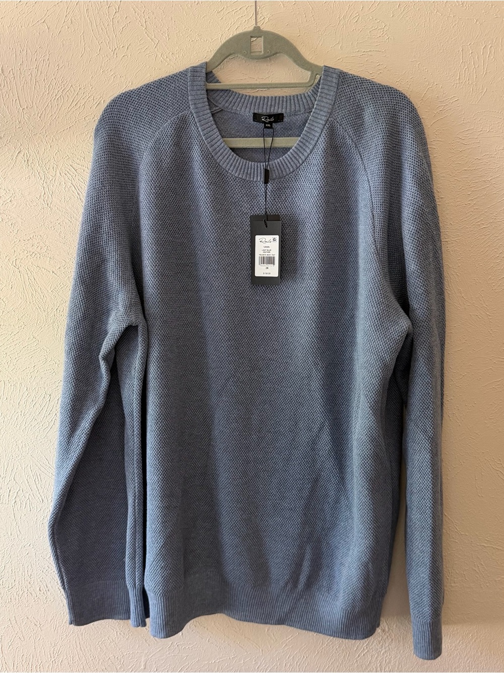 Rails Men’s Crewneck Sweater in Dusty Blue
